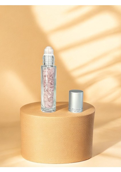 Döner Başlıklı Doğal Taşlı Cilt Bakım Aleti, Pembe Renk modelleri