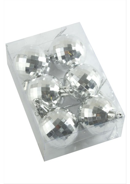 6 Adet Orta Cici Top Yılbaşı Ağaç Süsü fiyatları