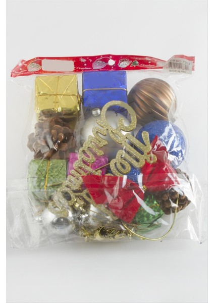 15 Adet Karışık Büyük Boy Yılbaşı Ağaç Süsü fiyatları