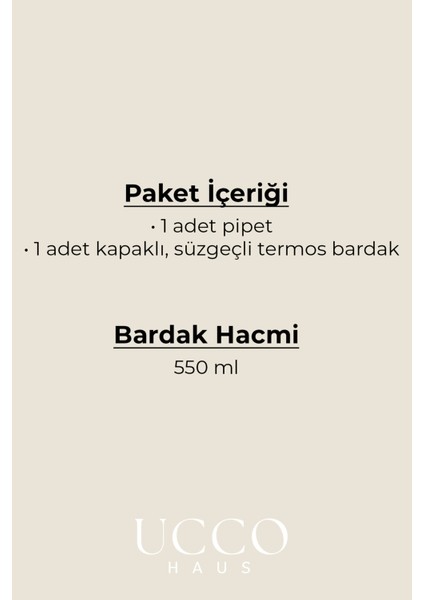 550ML Spirit Desenli Pipetli Cam Detox Matara Bardak - Süt, Su, Meşrubat, Limonata Sunum Bardağı