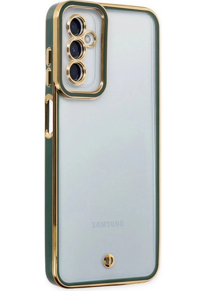 Samsung Galaxy M23 Kılıf Liva Lens Silikon - Yeşil