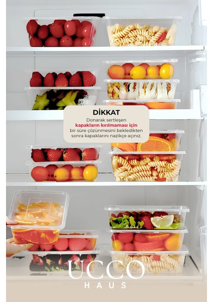 250 Adet 750 ml Ekonomik Buzdolabı Dondurucu Erzak Sızdırmaz Saklama Kabı Seti Buzluk Organizer indirimleri