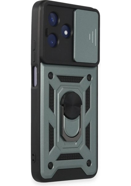 Realme C53 Kılıf Pars Lens Yüzüklü Silikon - Yeşil fiyatları