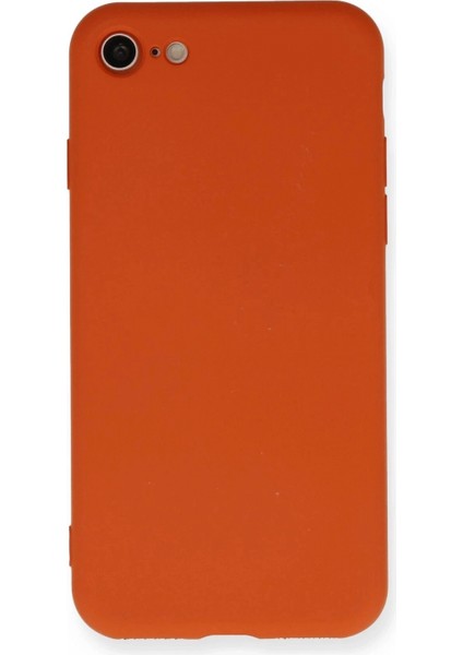 iPhone 7 Kılıf Nano Içi Kadife Silikon - Kırmızı