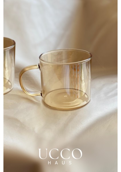 2'li Set 350 ml Işıltılı Cam Bardak Şık Modern Kupa Çay Su Meşrubat Kahve Bardağı Ofis Mutfak Fincan indirimleri