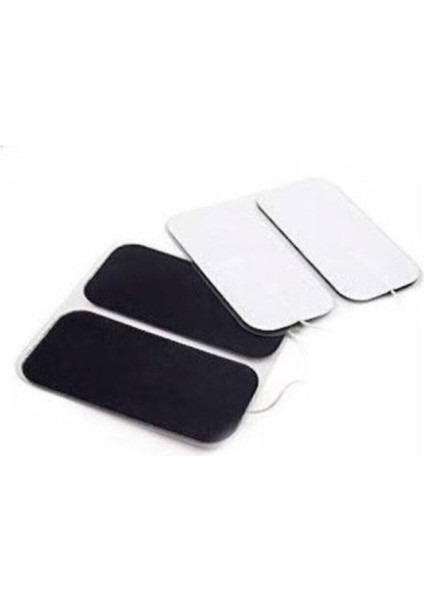 Kablolu Tens Elektrot Pedi 5x9 Dikdörtgen, 4'lü Paket, Rahat ve Güvenli Ağrı Azaltıcı