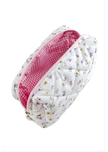 Çiçek Desenli Makyaj Çantası fiyatları