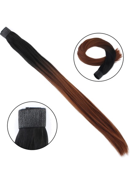 Fiber Sentetik Sihirli At Kuyruğu / Siyah / Karamel Ombreli fiyatları