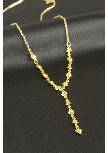 Kalp Yıldız Y Kolye