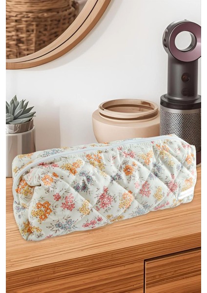 Çiçek Desenli Dy Saç Şekillendirici Çanta fiyatları