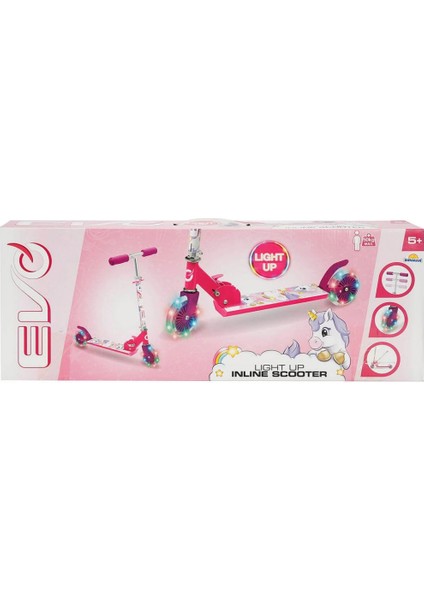 Evo 2 Tekerlekli Katlanabilir Unicorn Inline Işıklı Scooter fırsatları
