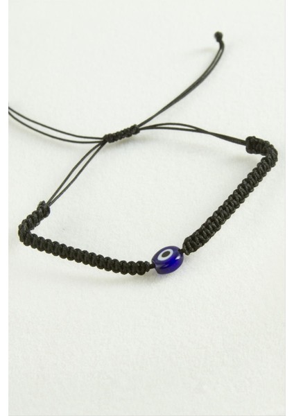 Nazar Boncuk Makrome Ip Bileklik