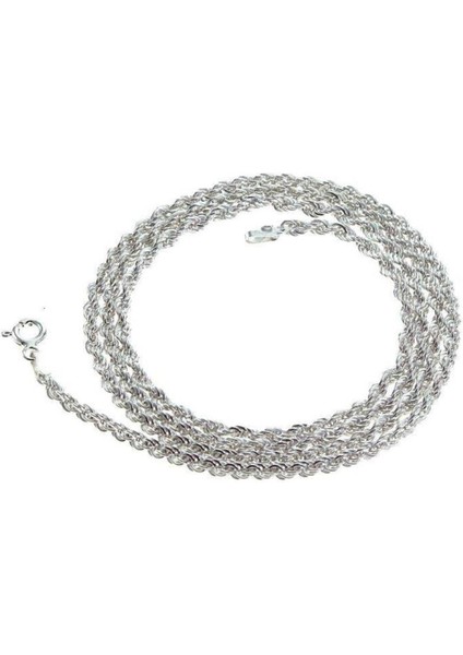 Şık ve Zarif Gümüş Halat Zincir, Tarzınıza Özel Bir Dokunuş Sağlar. fiyatları