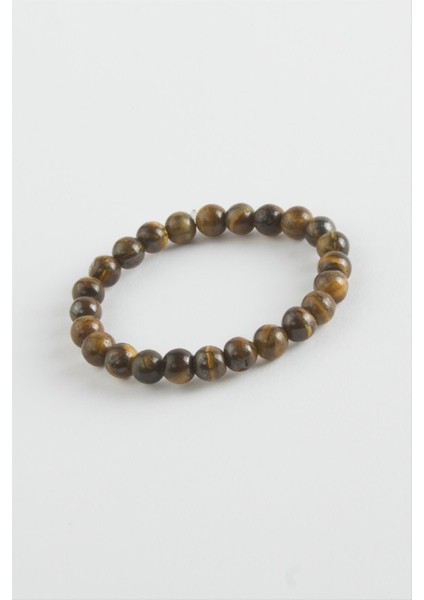Ds-Derin Çocuk Kaplangözü Doğaltaş Bileklik 6 Mm-Kahverengi fiyatları
