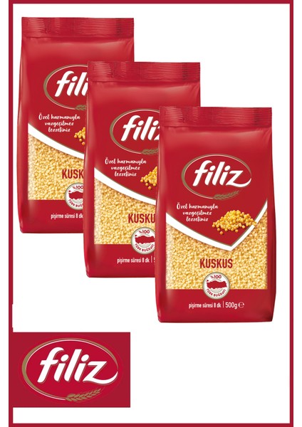 Kuskus Makarna 500 gr x 3 Adet