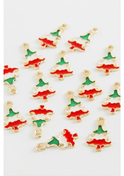 Yılbaşı Ağacı Mineli Kolye Ucu 1 Adet