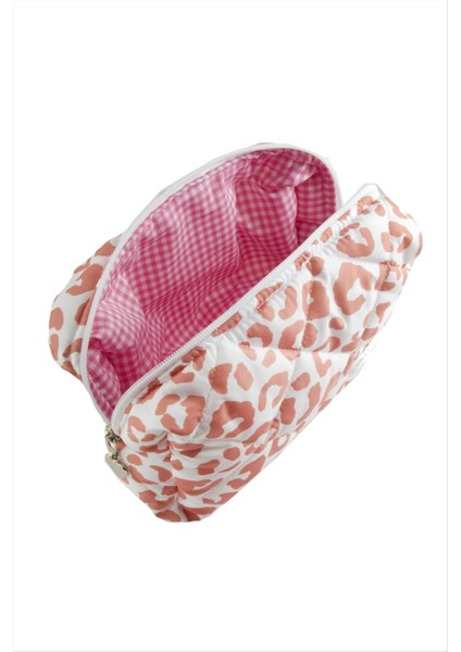 Leopar Desenli Makyaj Çantası fiyatları