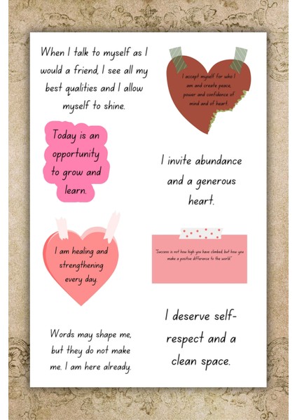 4'lü Ingilizce Motivasyon/motto Sözleri Yazıları Sticker -Ajanda-Defter-Günlük-Laptop fiyatları