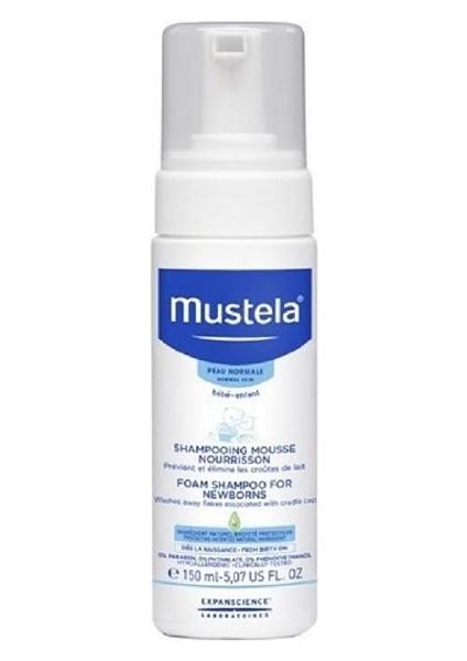 Mustela Yeni Doğan Konak Önleyici Köpük Şampuan 150 ml