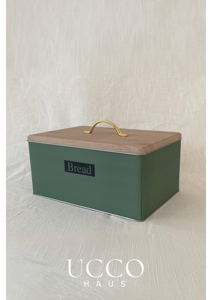 4'lü Set Retro Metal Ekmeklik ve Saklama Kutusu Seti 4’lü Mutfak Organizeri Ekmek Sepeti