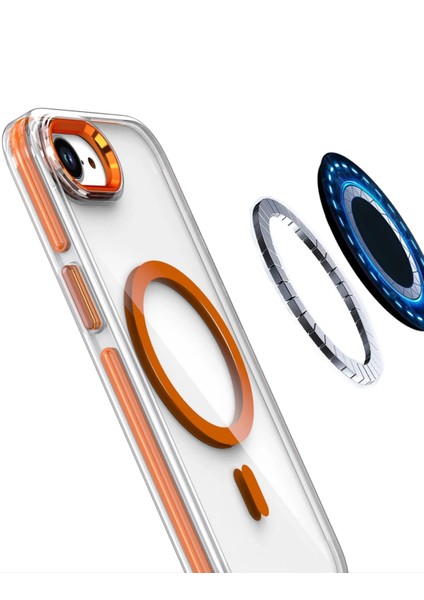 Ds-Derin Joko Iphone 16E Bella Magsafe Kapak - Turuncu modelleri