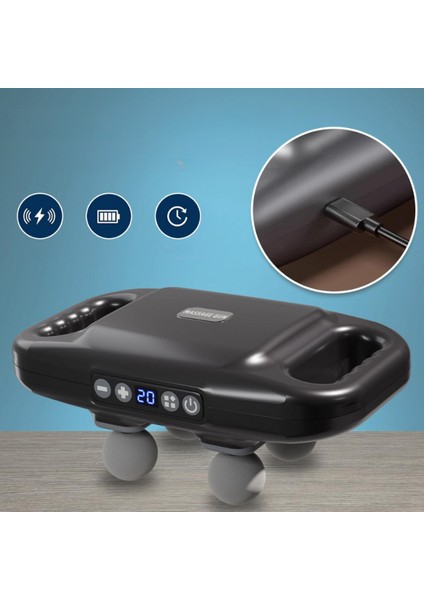 Sessiz 4 Başlıklı Ergonomik Derin Doku Masaj Tabancası Tüm Vücut Rahatlaması fiyatları