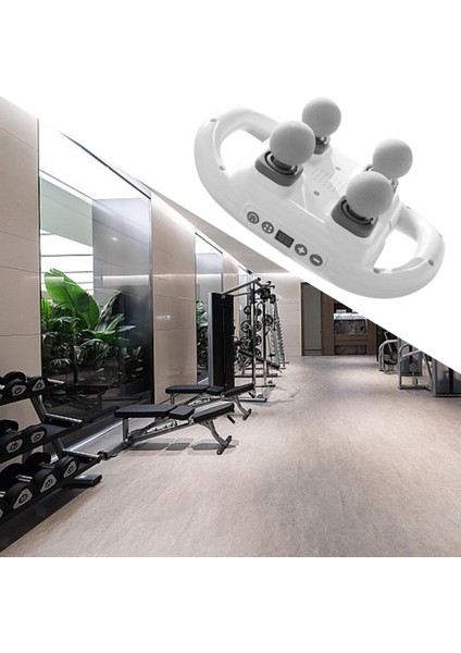 Sessiz 4 Başlıklı Ergonomik Derin Doku Masaj Tabancası Tüm Vücut Rahatlaması indirimleri