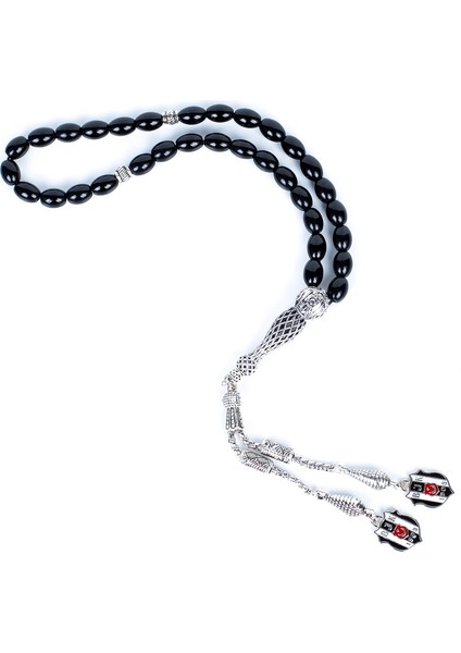 Siyah Doğal Taş Tespih, Şık ve Zarif Takı Aksesuarı fiyatları