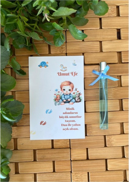 Isme Özel Hoşgeldin Kolonya Bebek Hediyelik - 20 Adet - Kolonya Şişe - Mevlüt, Doğum, Baby Shower modelleri
