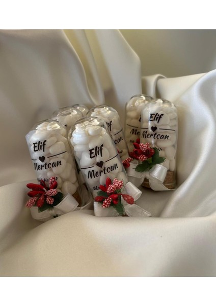 Isme Özel Nikah Şekeri Hediyelik - 20 Adet - Söz, Nişan, Kına, Mevlüt Hatıraları modelleri