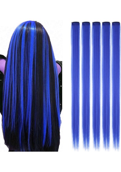 Renkli Sentetik Çıt Çıt - 5 Adet - D19