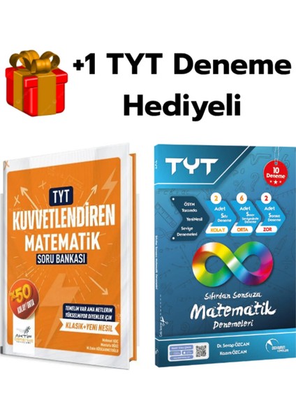 Aktif Öğrenme 2026 Tyt Kuvvetlendiren Matematik ve Sıfırdan Sonsuza Matematik Deneme +1 Denemehediye
