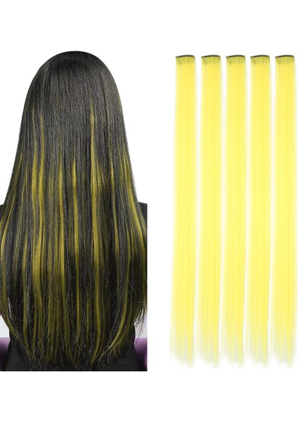 Renkli Sentetik Çıt Çıt - 5 Adet - D29