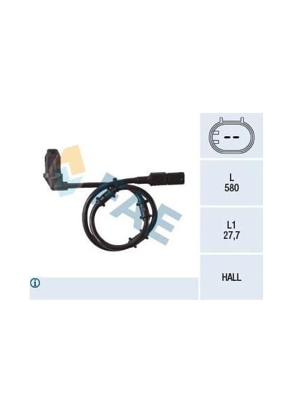Abs Sensörü Arka Sol M.benz W163 98-