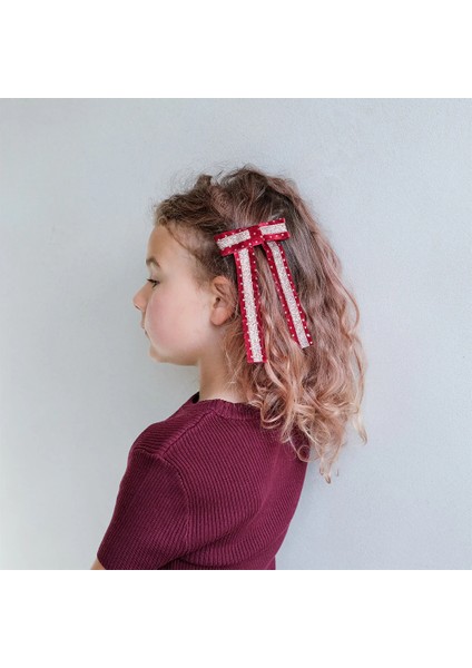Mimi & Lula Circus Glitter Bow Toka - Red fiyatları