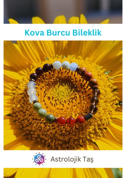 Renkli Taşlı Bileklik, Doğal Mineraller, Kova Burcu Uyumlu, Şık ve Enerji Dolu fiyatları