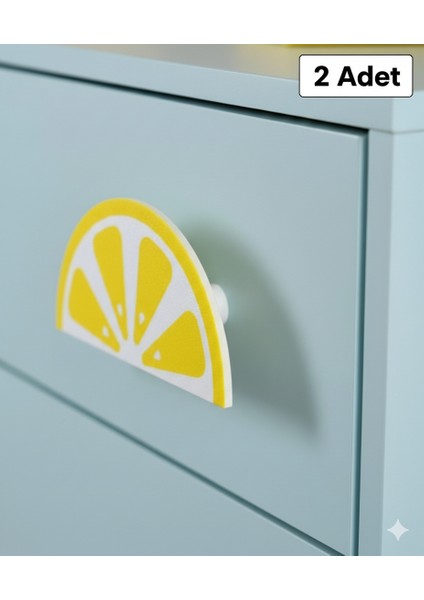 Yarım Limon Mobilya Kulpu 2 Adet