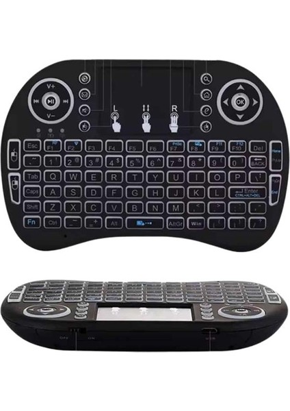 Ds-Derin Kablosuz Türkçe Q Klavye Rgb Işıklı Televizyon Ps3 Dokunmatik Mouse indirimleri