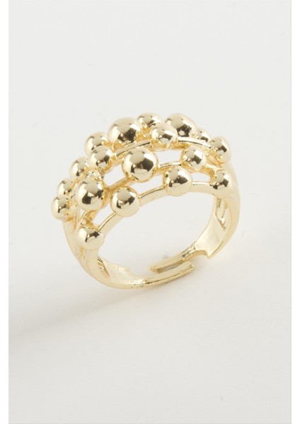 Ds-Derin Yuvarlak Metal Yüzük-Sarı fiyatları