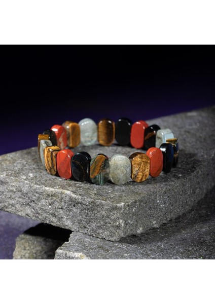 Renkli Taşlı Akrep Burcu Bileklik, Doğal ve Şık Takı Seçeneği