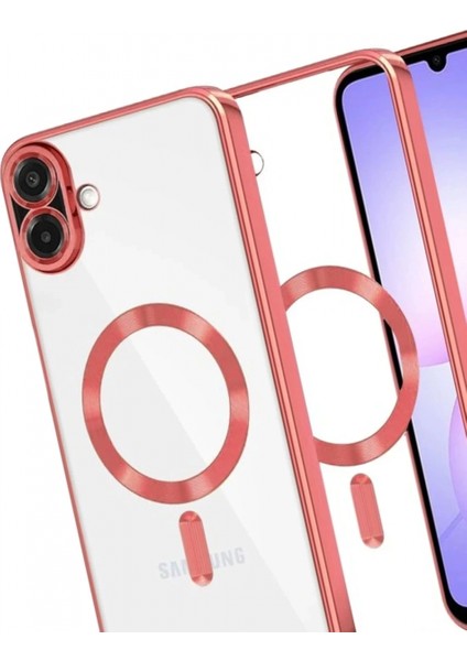 Samsung Galaxy A07 Kross Magneticsafe Kapak - Kırmızı modelleri