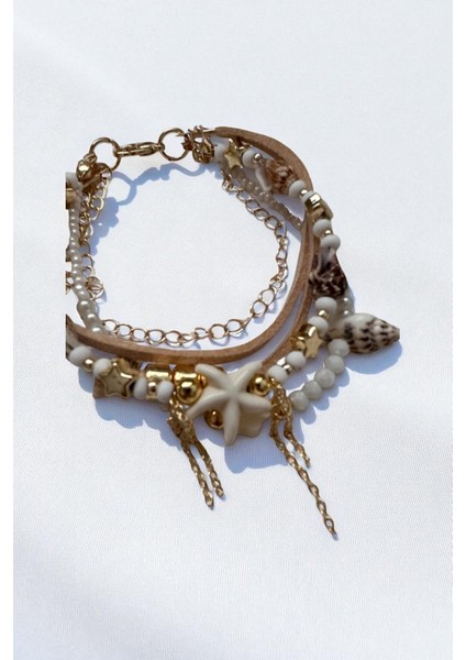 Bohem ve Etnik Tarzda Doğal Taş Çoklu Bileklik Seti, Şık ve Özgün Tasarım fırsatları