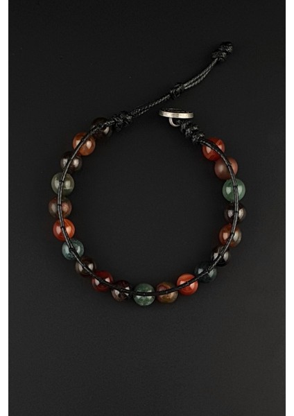 Renkli Doğal Taş Bileklik, Erkek ve Kadın Için Bohem Takı Modası fiyatları