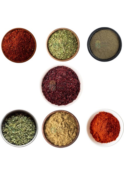7’li Temel Baharat Seti – Doğal ve Katkısız Baharat Çeşitleri fırsatları