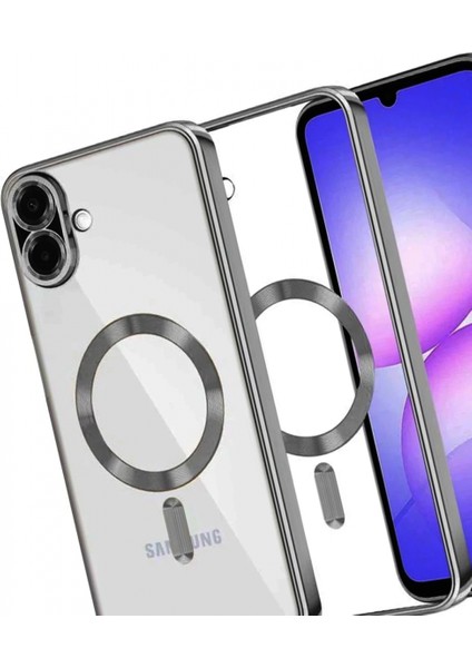 Samsung Galaxy A07 Kross Magneticsafe Kapak - Titan Gri modelleri