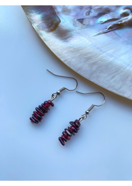 Bordo Doğal Taş Set, Zarif ve Enerjik Takı Tasarımı Için Mükemmel Seçim fırsatları