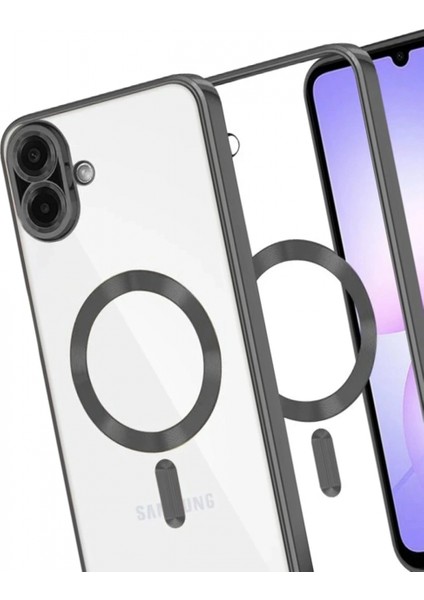 Samsung Galaxy A07 Kross Magneticsafe Kapak - Siyah modelleri