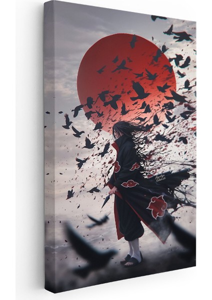 Kanvas Dikey Duvar Tablosu Kanvas Itachi1 Anime Tablosu Ev Ofis Salon Modern Duvar Tablosu fiyatları