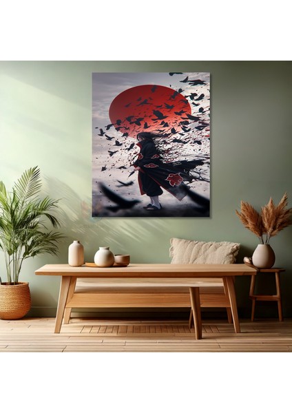 Kanvas Dikey Duvar Tablosu Kanvas Itachi1 Anime Tablosu Ev Ofis Salon Modern Duvar Tablosu modelleri