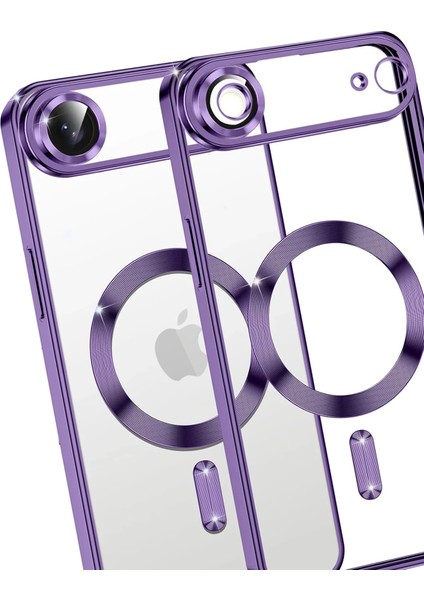 Ds-Derin Newface Apple Iphone 17 Air Kross Magneticsafe Kapak - Mor modelleri